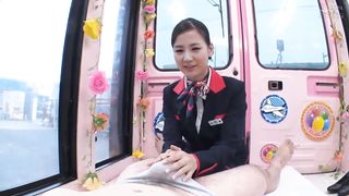 【69堂精品】明星淫梦-李一桐 空姐装在房车里性爱交流 上