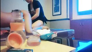 【69堂免费视频】【勾搭良家技师】足疗会所少妇技师很奔放，包房调情宾馆爆操欲仙欲死