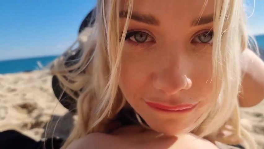 【69堂午夜视频】我们在公共海滩上被陌生人抓到做爱性交后入大屁股内射