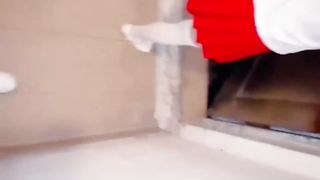 【69堂午夜视频】爸妈睡着后拉着妹妹在天台做爱，面对城市的夜景后入蜜桃臀小穴抽插喷射