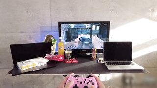 【69堂午夜视频】黑丝巨乳女友沉迷色情剧情甘愿充当飞机杯