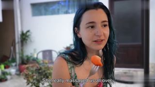 【69堂午夜视频】她的同事在巴厘岛做爱肛交性感法国另类女孩博主